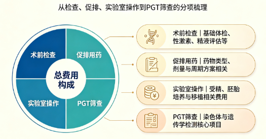 算一笔明白账｜国内三代试管完整周期花费拆解，哪些钱不能省<
